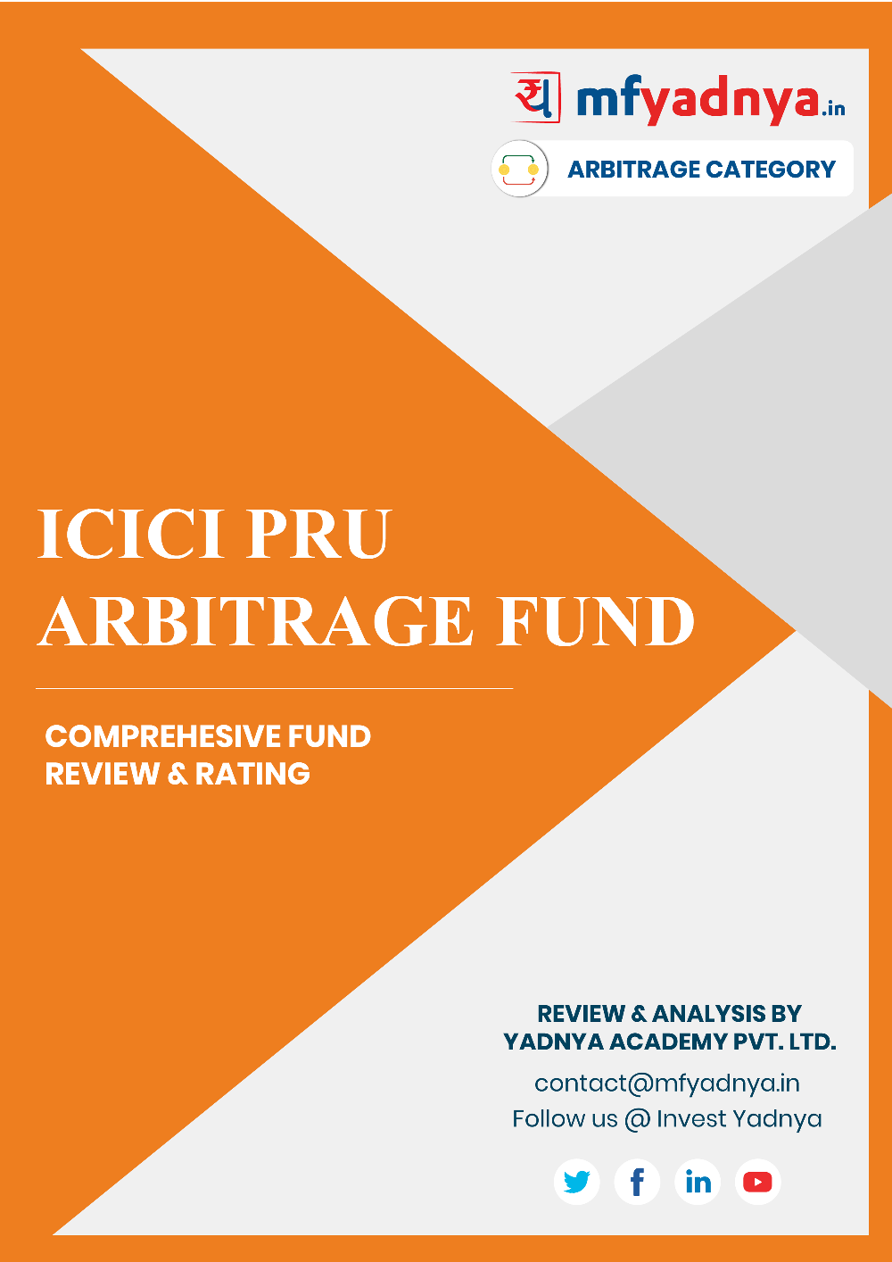 If you are an investor looking for ICICI Pru Equity Arbitrage Fund value research, InvestYadnya is here to help with all of your Investment and Financial questions! ✔Detailed Analysis ✔Latest Reviews.	